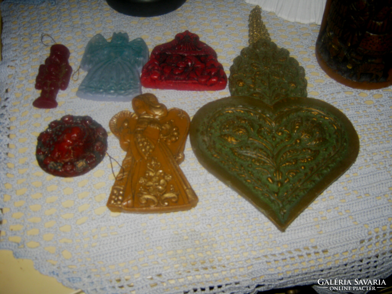 Wax Christmas tree ornaments