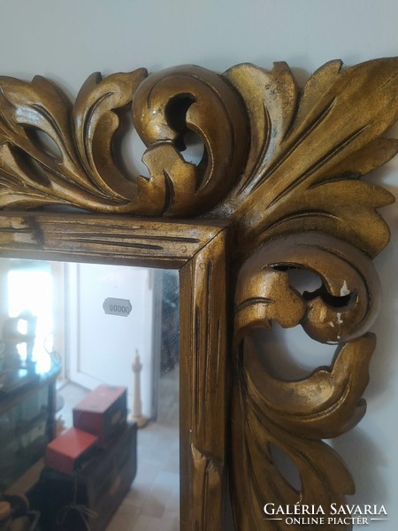 Beautiful antique Florentine framed mirror