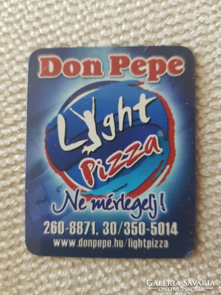 Don pepe pizza fridge magnet for collectors