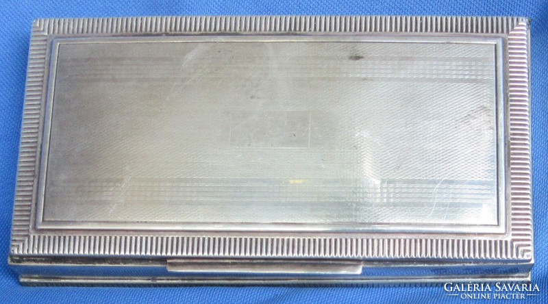Old alpaca cigarettes, card box, central divider missing, 16.3x8.7X2.4 cm, marked