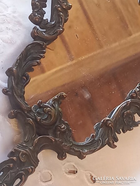Mirror in a copper frame