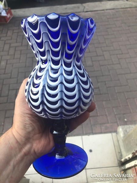 Murano glass vase, 1940, height 24 cm, flawless.