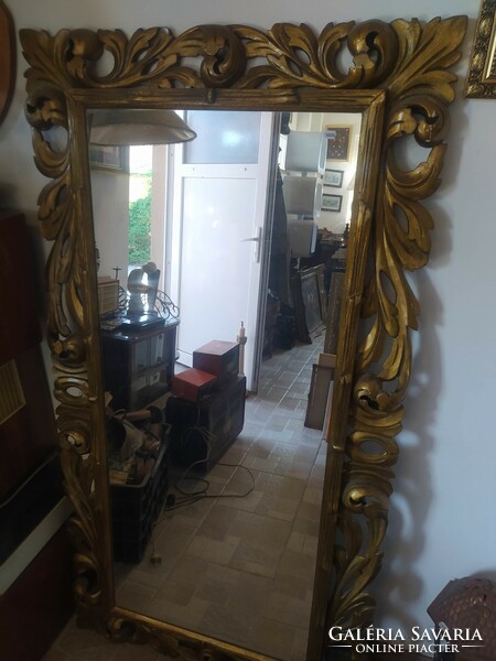 Gyönyörű  Antik florentin keretes tükör