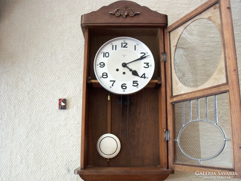 Mauthe antique quarter strike wall clock wall clock pendulum clock