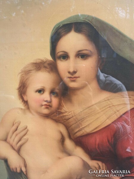 Holy image, Virgin Mary with the child Jesus