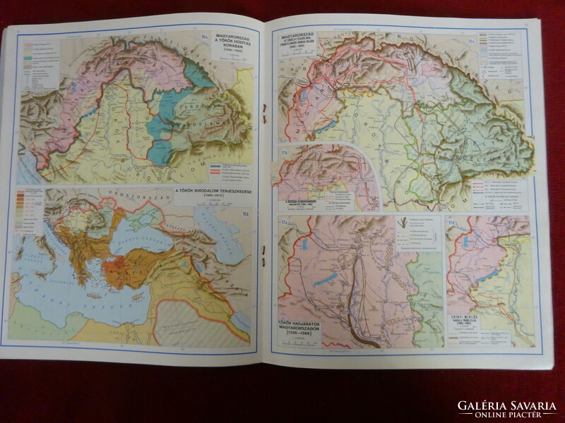Historical atlas, prepared by the cartographic company - in 1981. Jokai.
