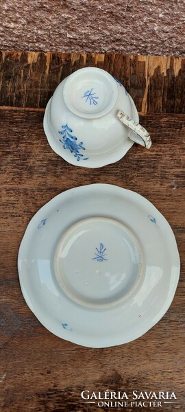 Herend porcelain cup + base (2)