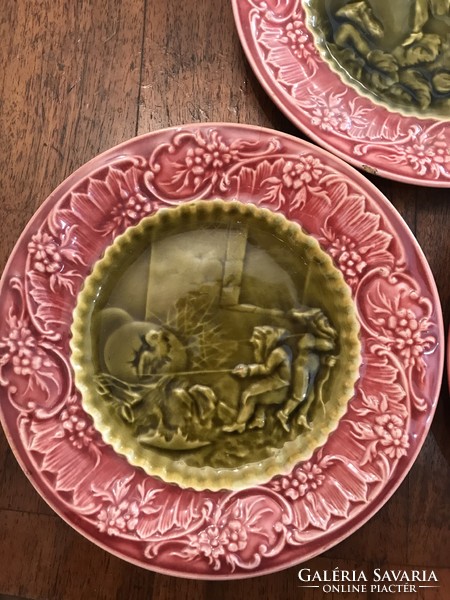 Old majolica plates
