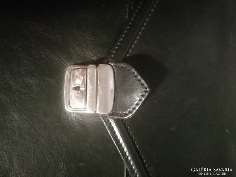 Italian leather men's laptop bag
