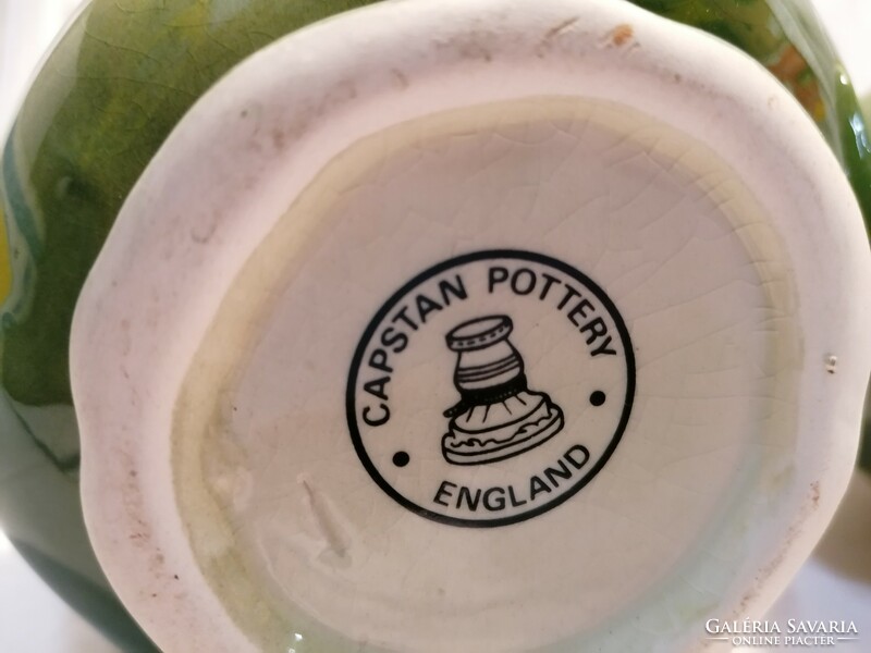 Capstan Pottery jelzett porcelán romantikus váza pár