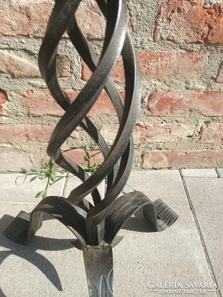 Wrought iron candle holder. Negotiable