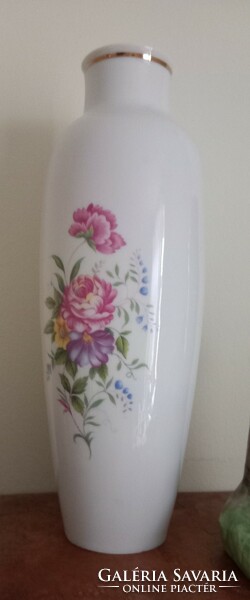 Hollóháza porcelain vase from the 80s