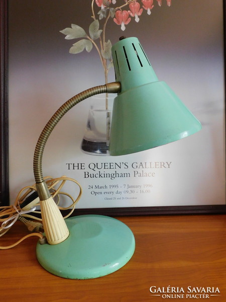 Retro Polish desk lamp - mint green - mid century