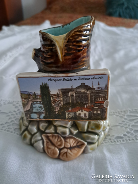 Sarajevo souvenir/vase, pen holder