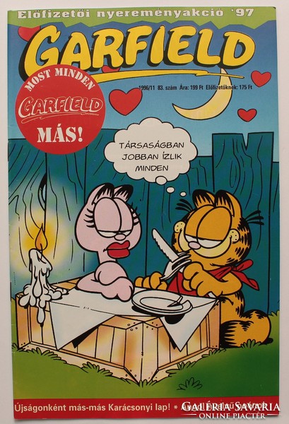 Garfield képregény 1996/11 83. szám