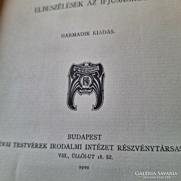1901. The works of the Révai brothers bp-Mikszáth Kálmán-- spring buds -gottermayer k.