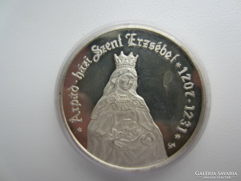 2007 Saint Elizabeth of Árpád-házi 5000 ft pp silver coin