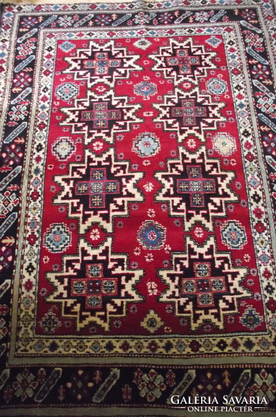Iranian-patterned Persian carpet.