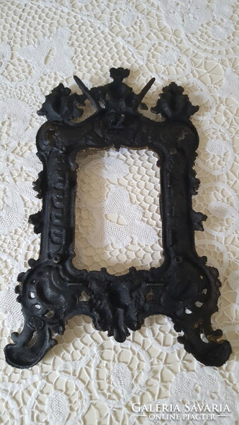 Antique, angelic cast iron picture frame 2 pcs.