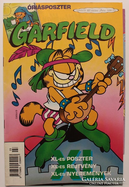 Garfield comic strip 1997/3 87. Number