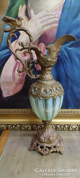 Antique glass ornament decanter