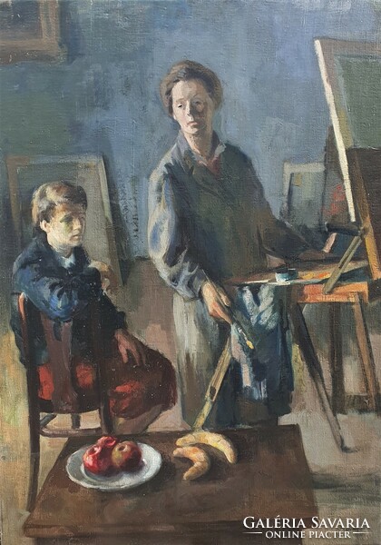 Katalin Hetey 1954: painting teacher