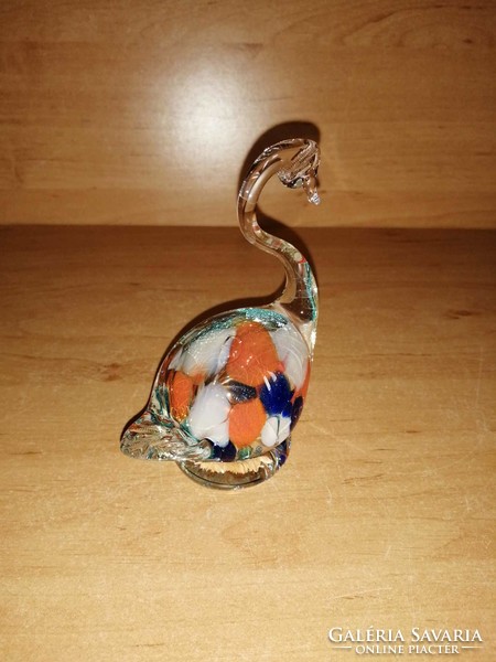 Murano glass swan - 10 cm high