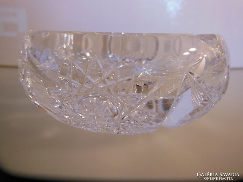 Ashtray - 50 dkg !!! - Lead crystal - 11 x 4 cm - Austrian - flawless