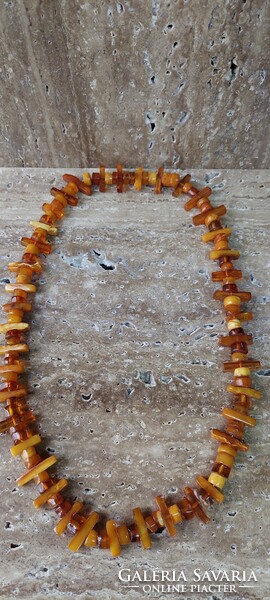 Amber necklace 54 grams, 63 cm, 8-20 mm eyes