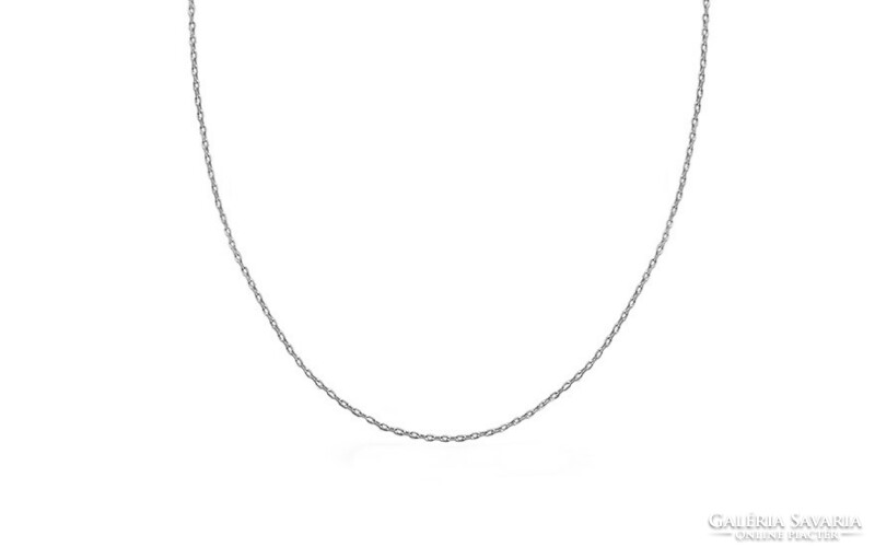 14K white gold necklace 45 cm long, 1.40Gr