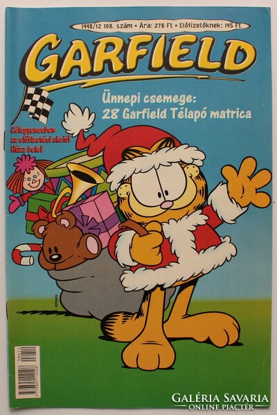 Garfield képregény 1998/12 108. szám