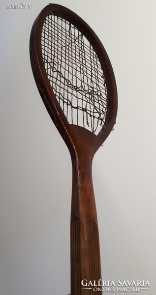 Antique tennis racket
