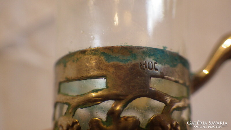 800-as ezüst régi pohár pár