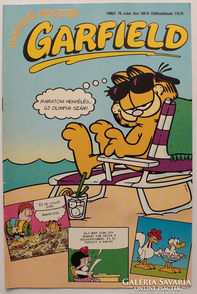Garfield comic strip 1996/7 79. Number