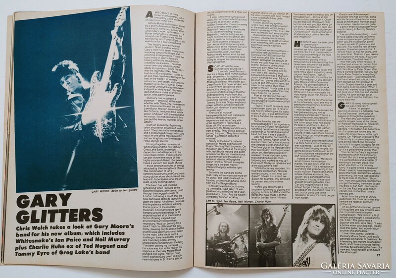 Kerrang magazin 82/7/29 Kiss Ozzy Motorhead SOS Chinatown Ore ACDC Thunderstick Demon