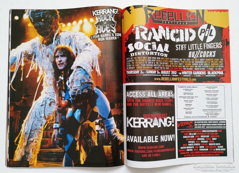 Kerrang magazine 12/6/9 metallica paramore ray toro guns roses ozzy falling reverse slayer judas