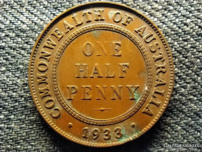 Australia v. George 1/2 penny 1933 (id49222)