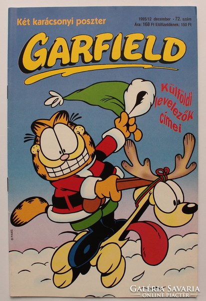 Garfield comic strip 1995/12 72. Number