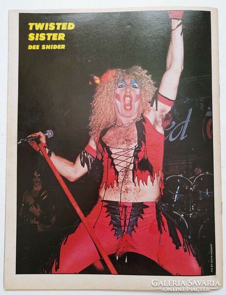 Kerrang magazine 82/8/12 gillan manowar saxon anvil steve miller rage uriah heep twisted sister
