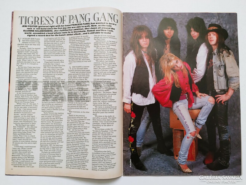 Kerrang magazine 89/8/12 kiss alice cooper rage princess pang leeway wolfsbane vain mötley anthrax
