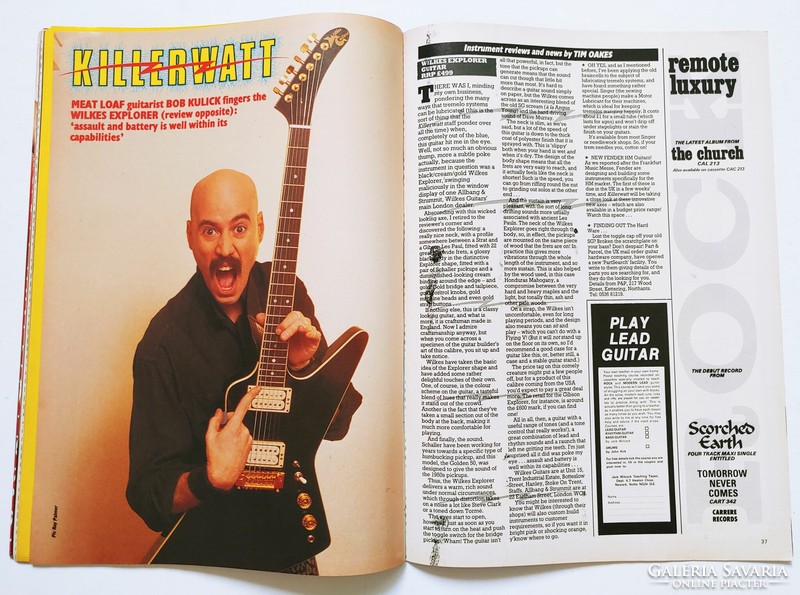 Kerrang magazin 85/3/21 Def Leppard Giuffria Uriah Heep Magnum Tzuke Mötley Crüe Lee Aaron Tobruk Ta