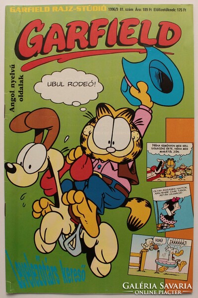 Garfield comic strip 1996/9 81. Number