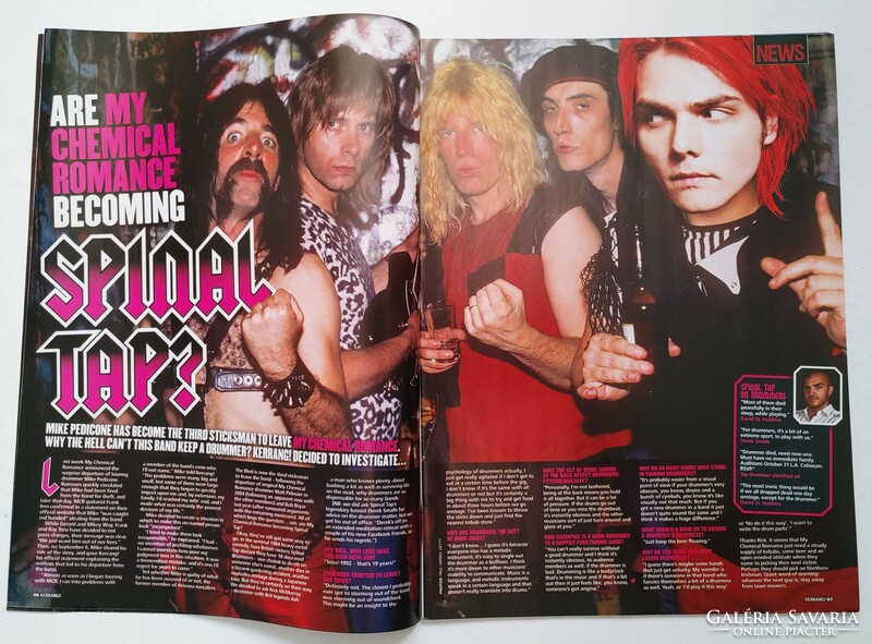 Kerrang magazin 11/9/17 Queen Rise Remain Death Punch Veil Brides Kids Glass Houses RHCP Opeth Metal