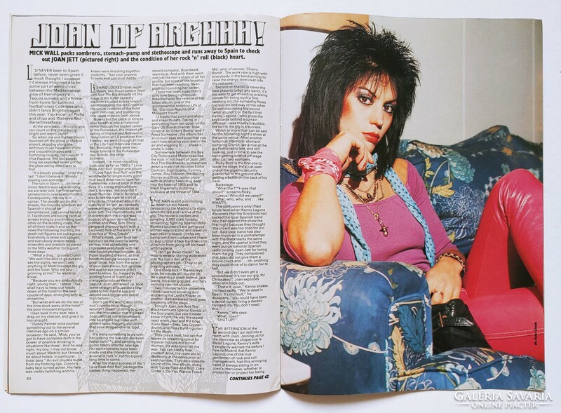 Kerrang magazin 84/12/27 Jimmy Page The Firm Krokus Joan Jett Francis Rossi Moody Blues Kiss