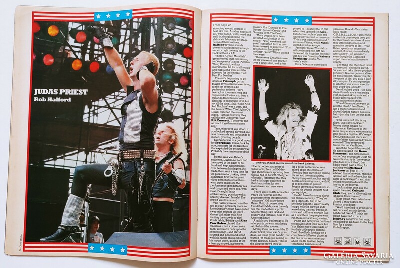 Kerrang Magazine 83/7/14 micheal schenker van halen scorpions ozzy dio asia marillion stampede