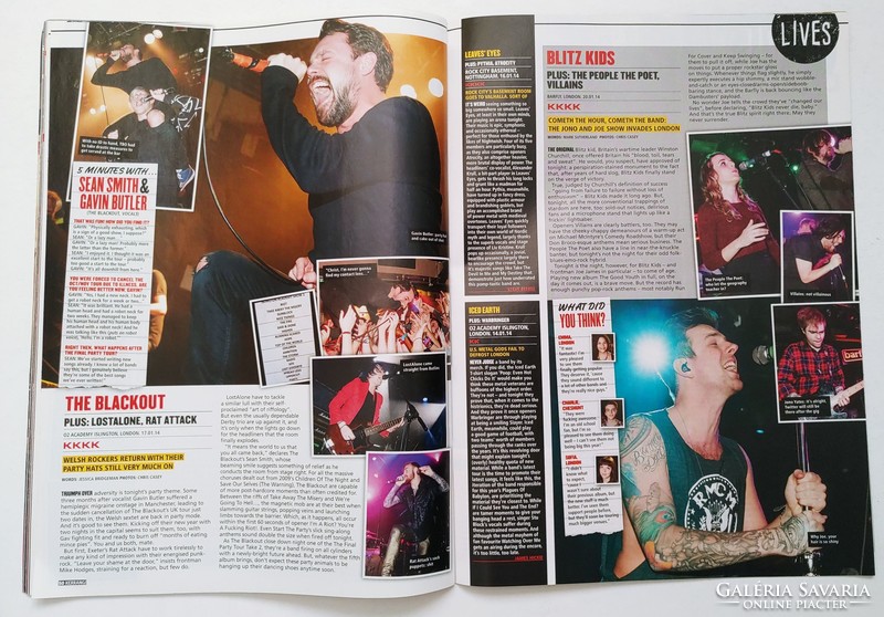 Kerrang magazin 14/2/1 Mice & Men Horizon Blink-182 Trivium Against Me Issues Within Temptation