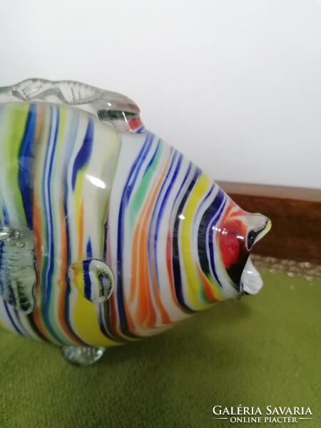 Murano style retro glass fish