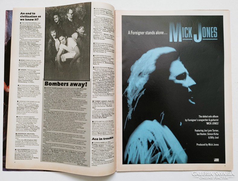 Kerrang magazin 89/8/12 Kiss Alice Cooper Rage Princess Pang Leeway Wolfsbane Vain Mötley Anthrax