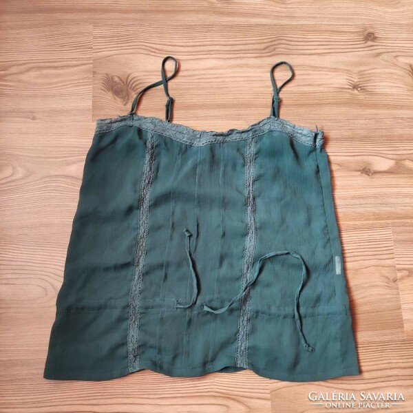M light green top with spaghetti straps