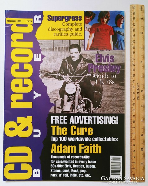 CD & Record Buyer magazin 95/11 Elvis Presley Adam Faith The Cure Supergrass